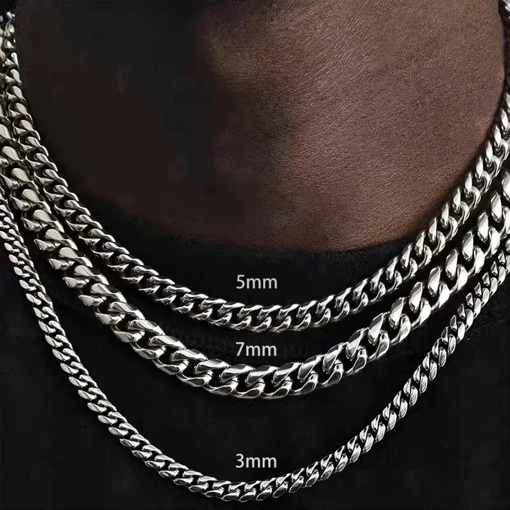 Chaine Cubaine Or Homme