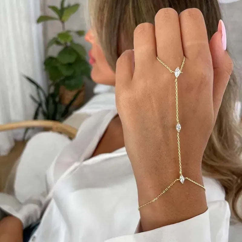 Chaine de Main Cristaux