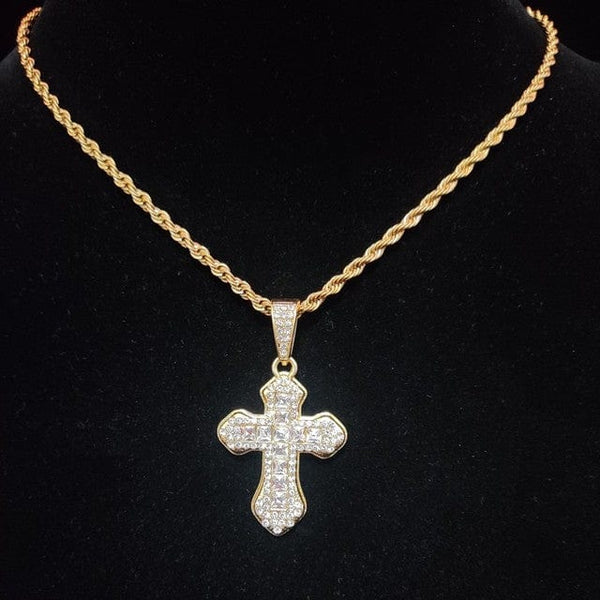 Custom Cross Chain Rapper Rapper with Cross Chain | Chain Jewelry - Chaîne Bijoux