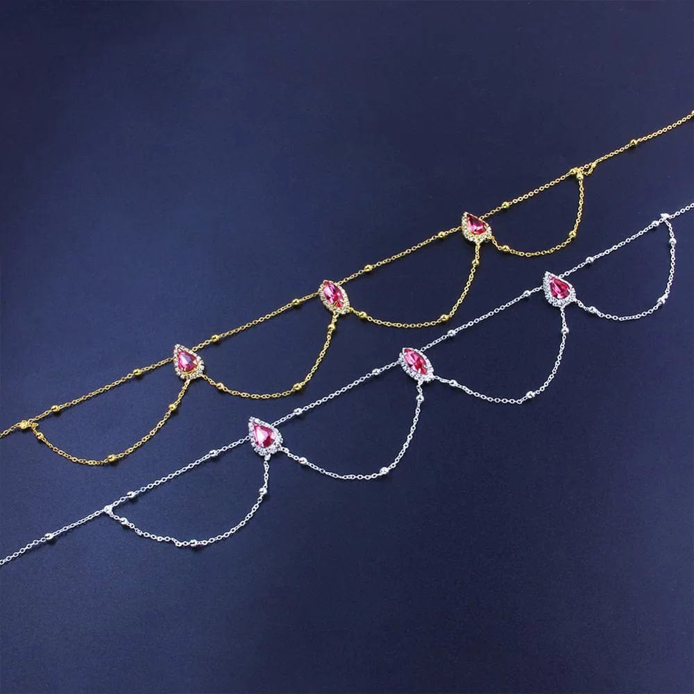 Chaine de taille vert