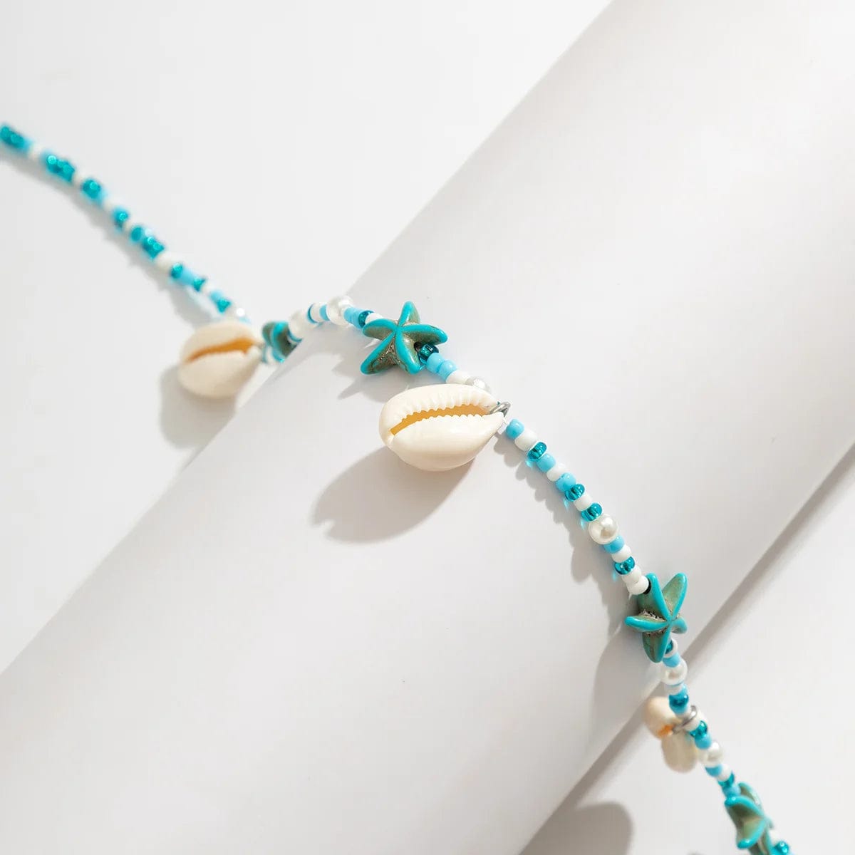 Chaine de Ventre Perle Bleu