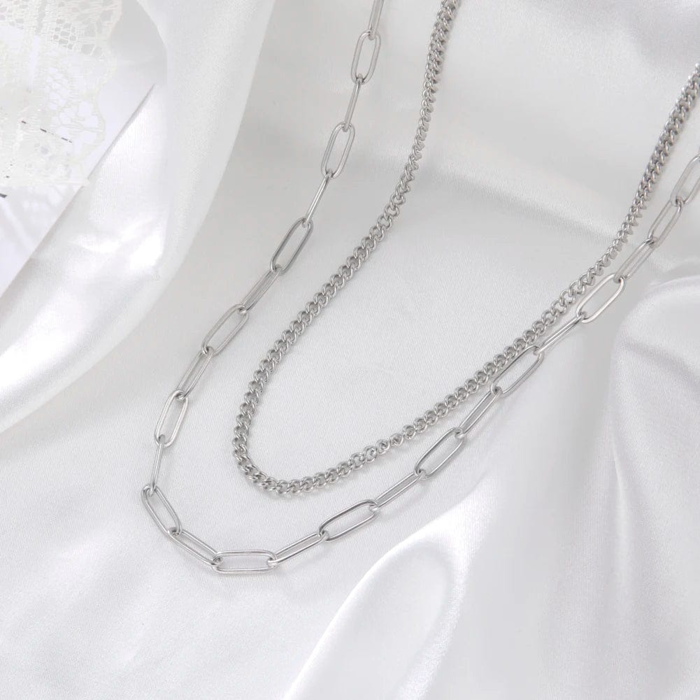 Chaine Double Homme Or