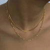 Chaine Double Or