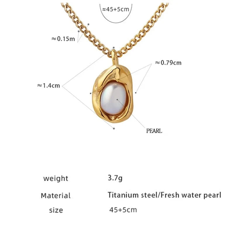 Chaine en Or avec Perle