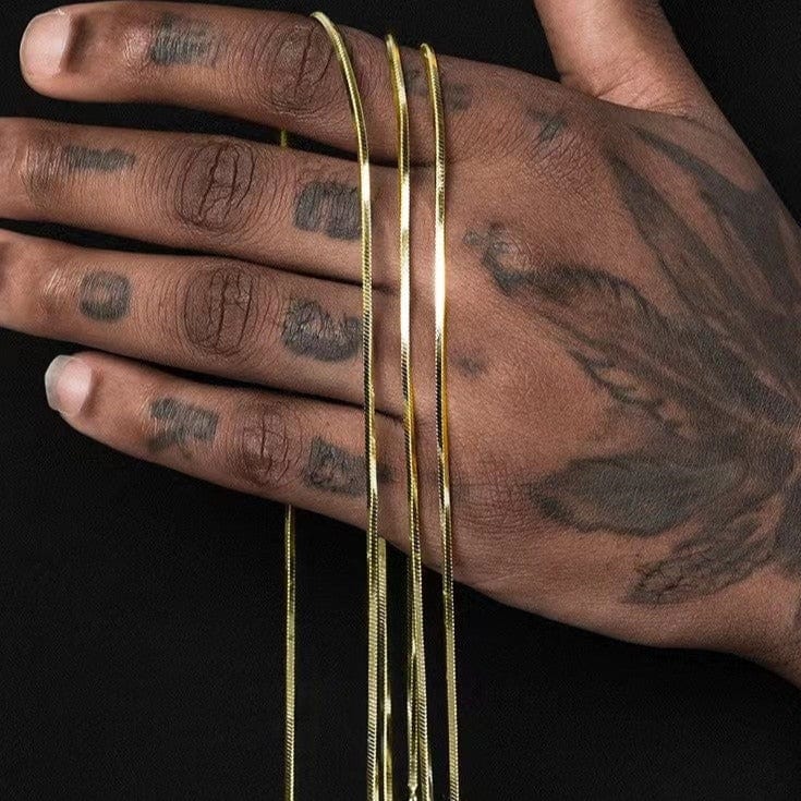 Chaine en Or Maille Serpent