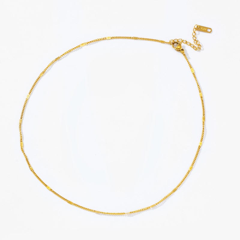 Chaine fine en or femme