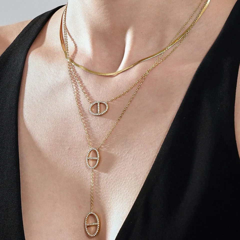 Chaine Grain de Cafe Acier Inoxydable