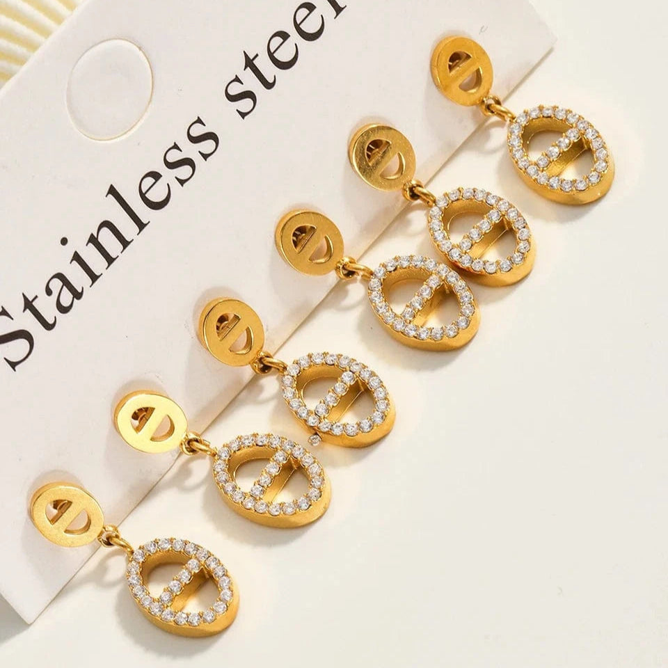 Chaine Grain de Cafe Acier Inoxydable