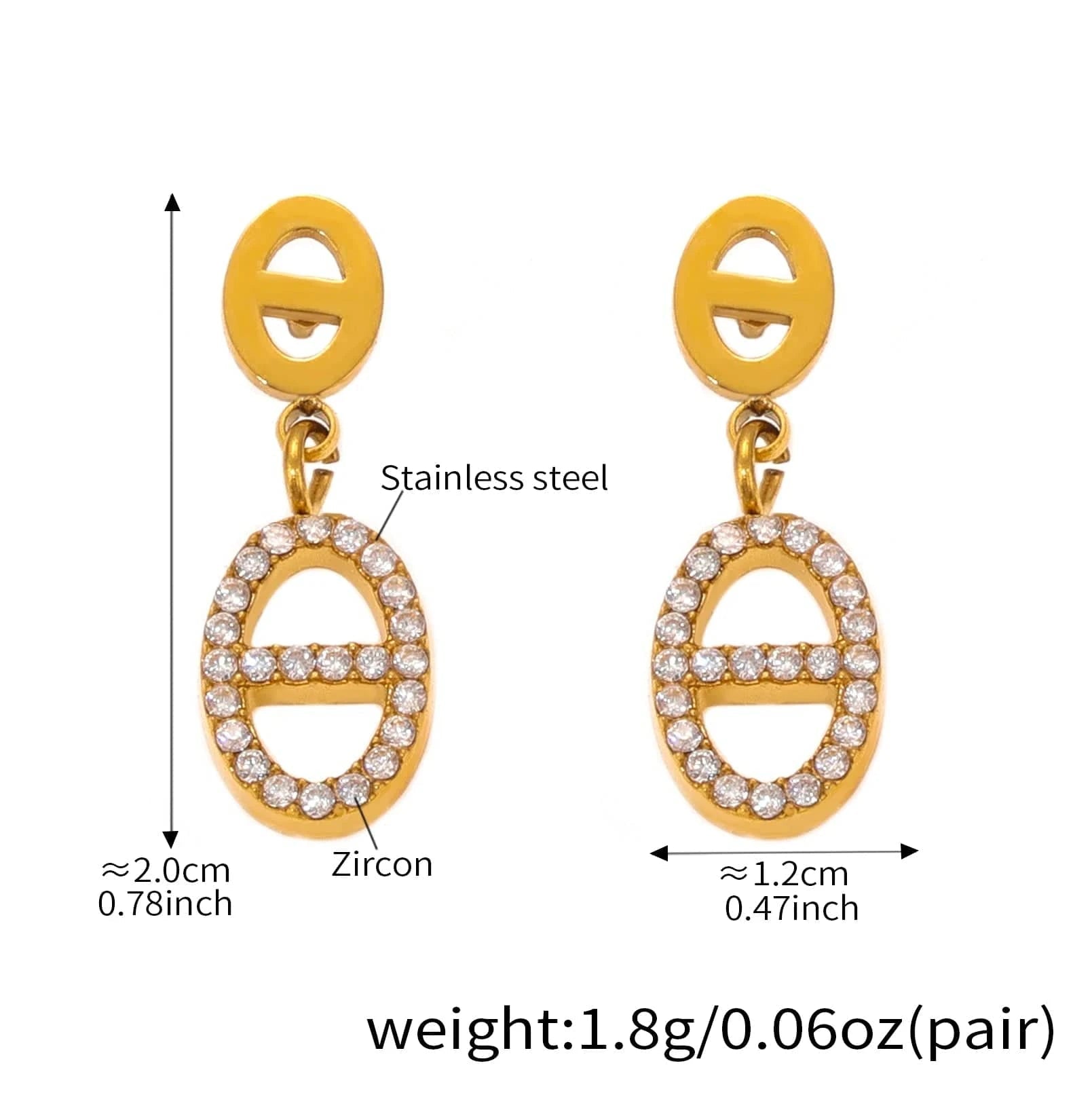 Chaine Grain de Cafe Acier Inoxydable