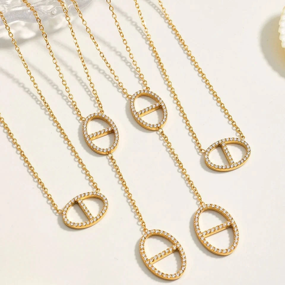 Chaine Grain de Cafe Acier Inoxydable