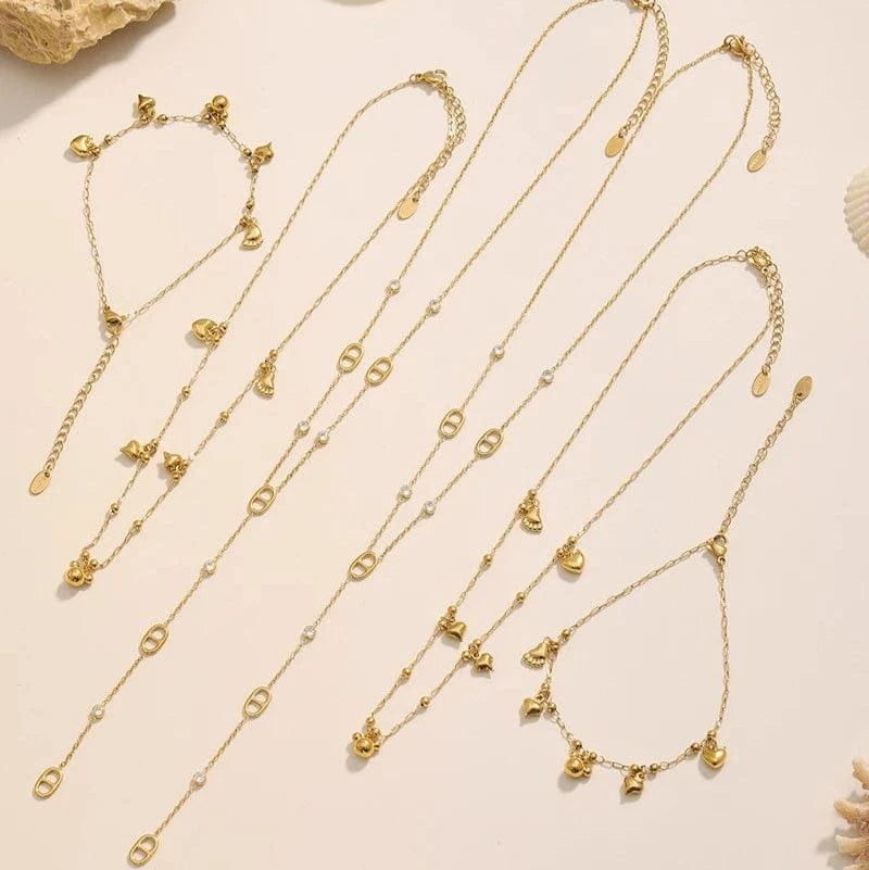 Chaine Grain de Café Or