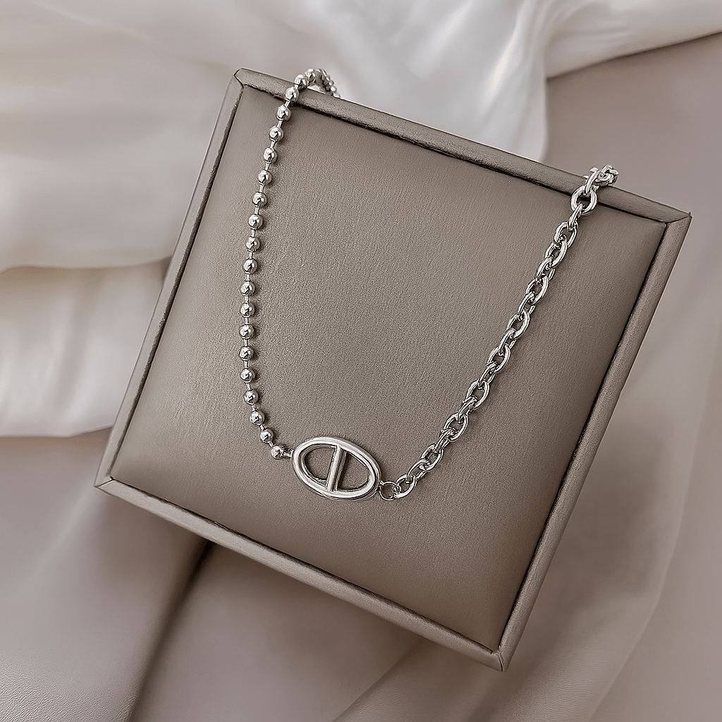 Chaine Graine de Café Acier Inoxydable