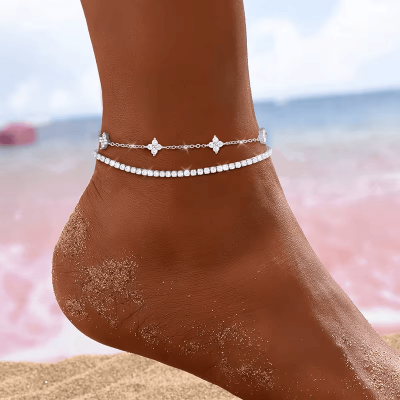 Clover Ankle Bracelet