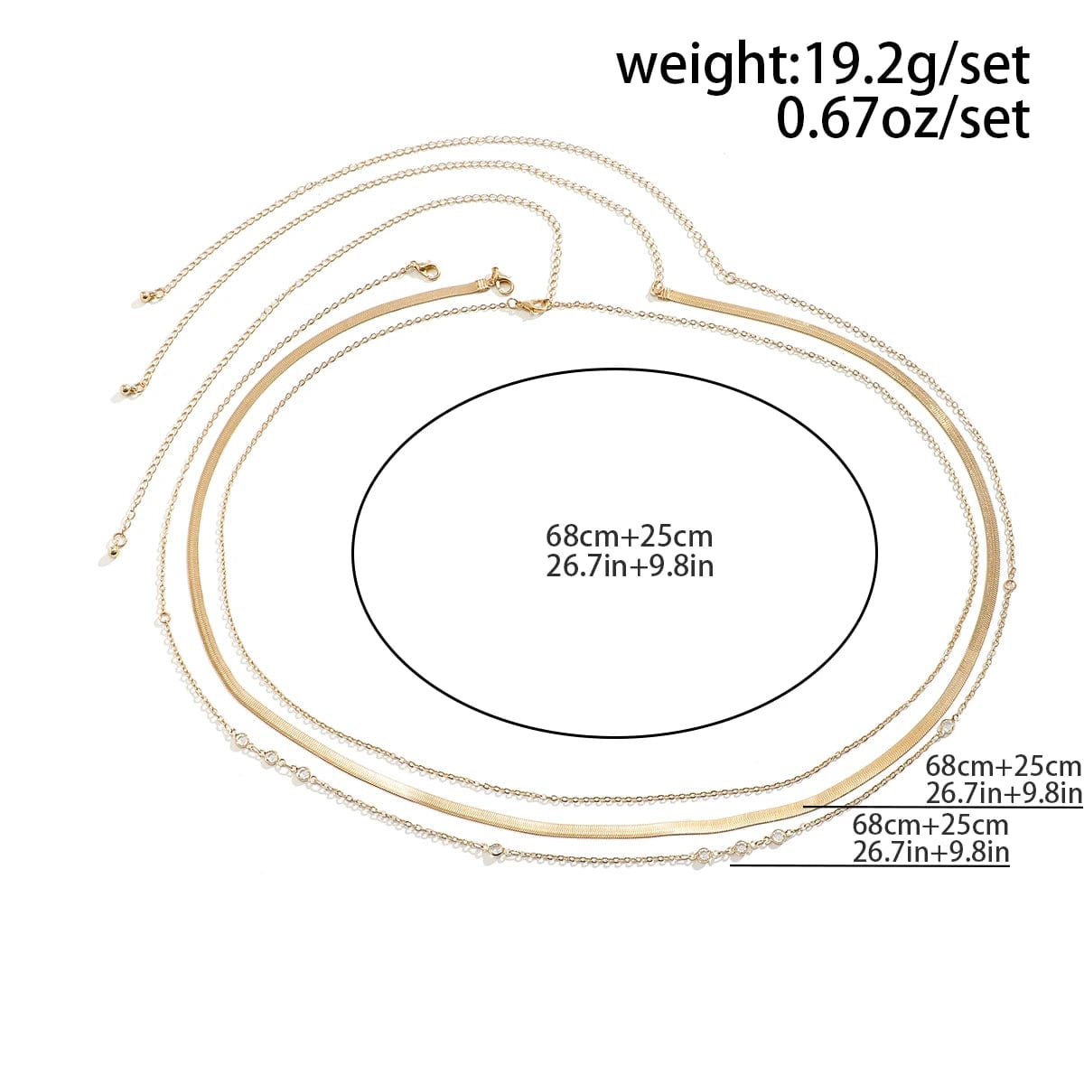 Chaines de Ventre Femme