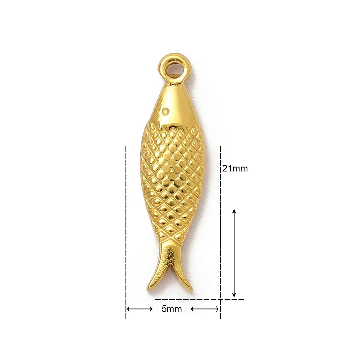 Charms Or Acier Inoxydable