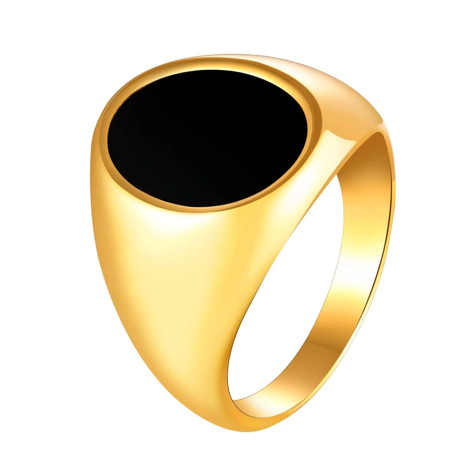 Chevaliere Homme Or Ovale