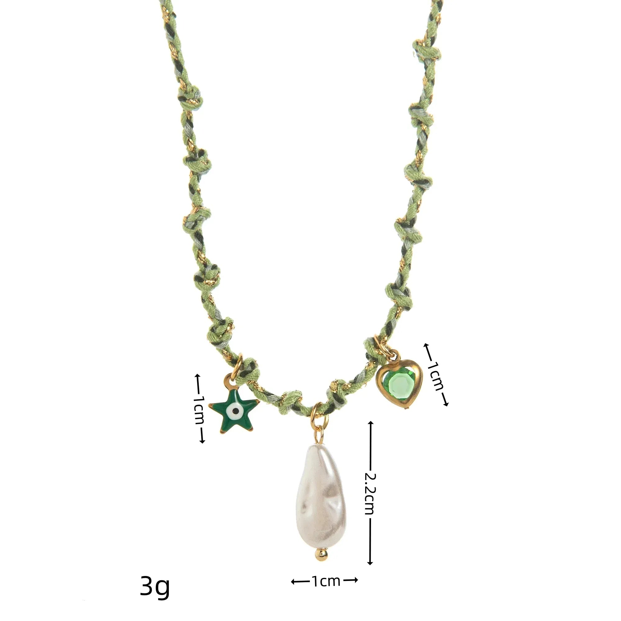 Collier avec Plusieurs Pendentifs