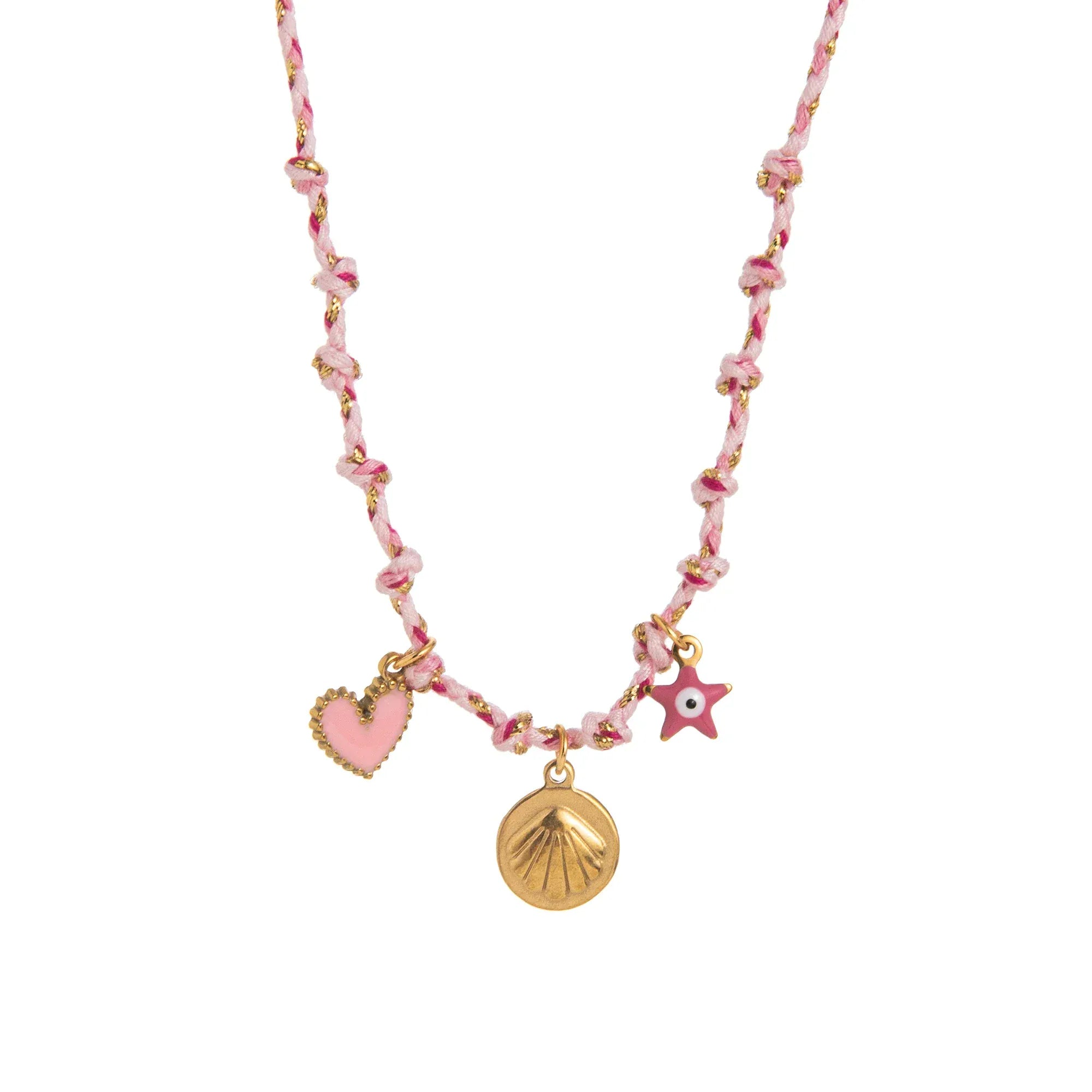 Collier avec Plusieurs Pendentifs