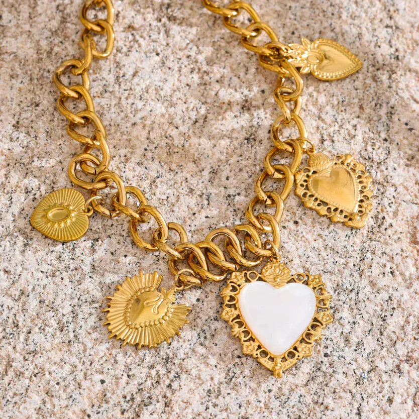 Collier Breloque Acier Inoxydable