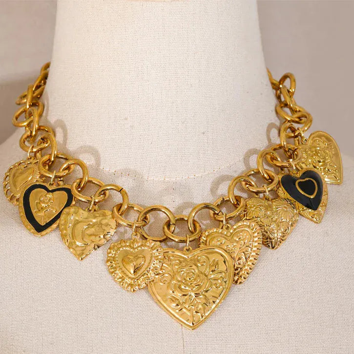 Collier Breloque Coeur