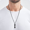 Collier capsule homme