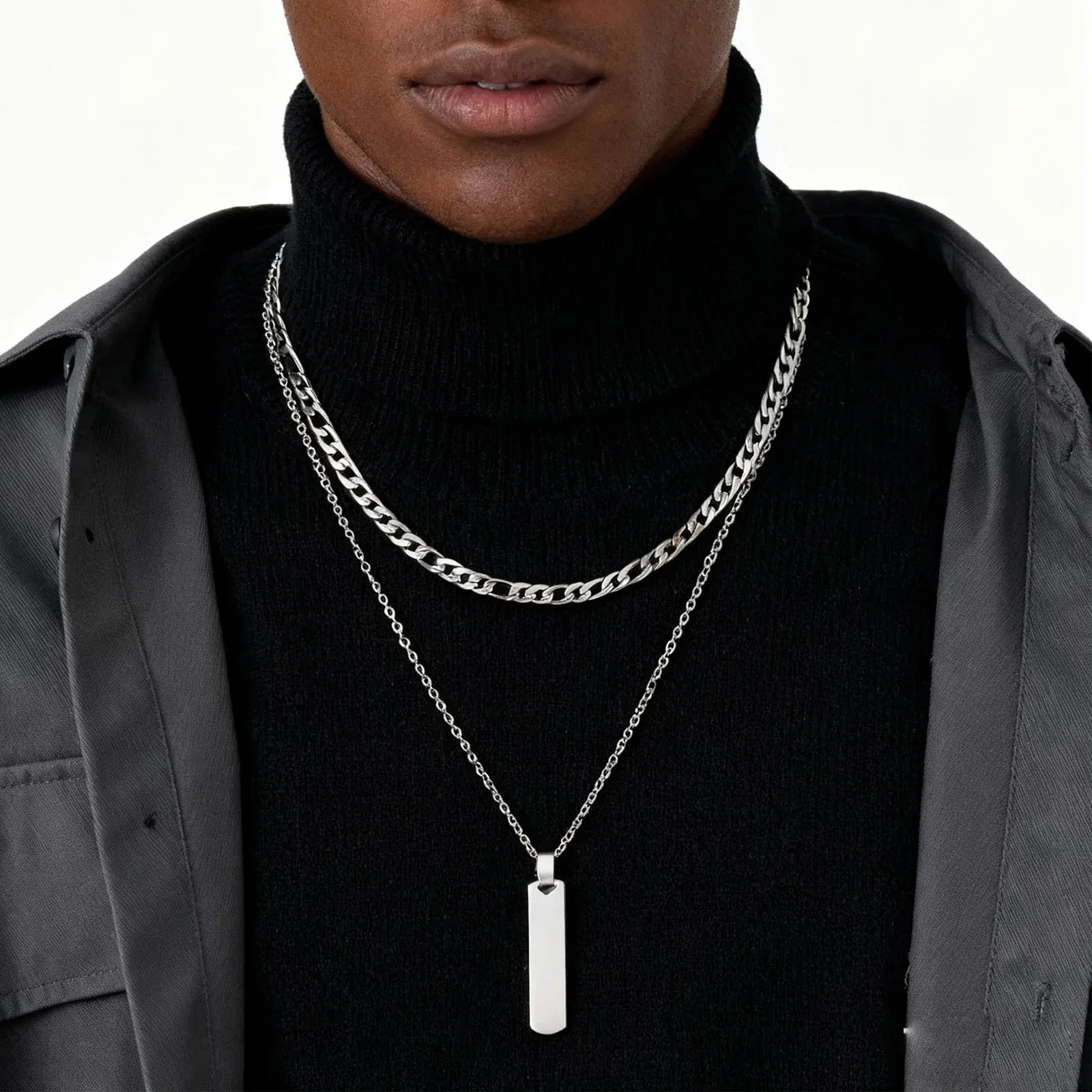 Collier Chaine Argent Homme