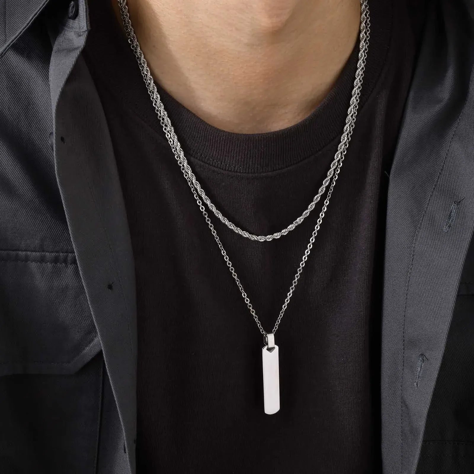 Collier Chaine Argent Homme