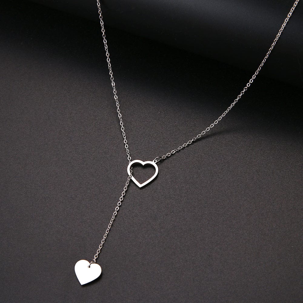 Collier chaine coeur