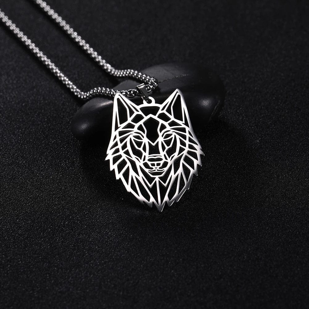 Collier Chaine Or Loup Homme