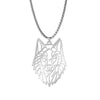 Collier Chaine Or Loup Homme