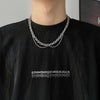 Collier chaine rock homme