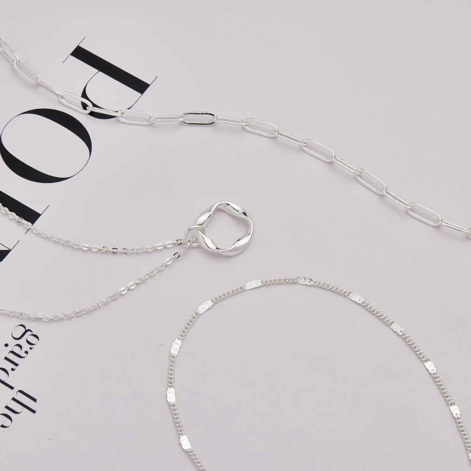 Collier chaine triple