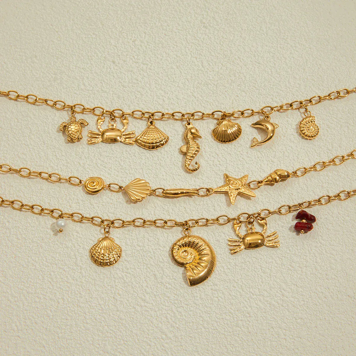 Collier Charms Coquillage