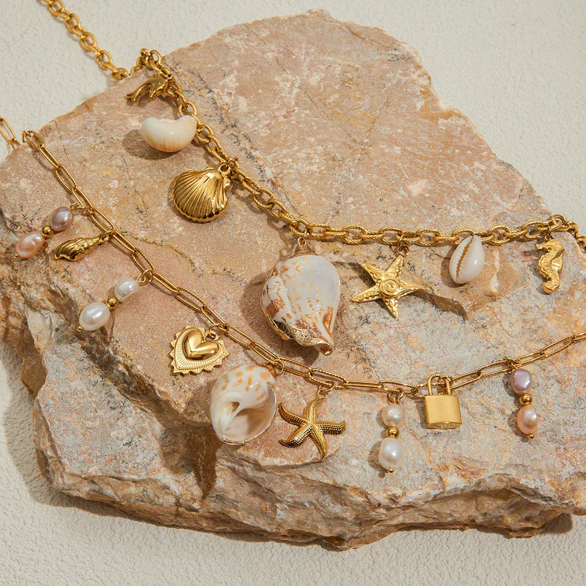 Collier Charms Coquillage
