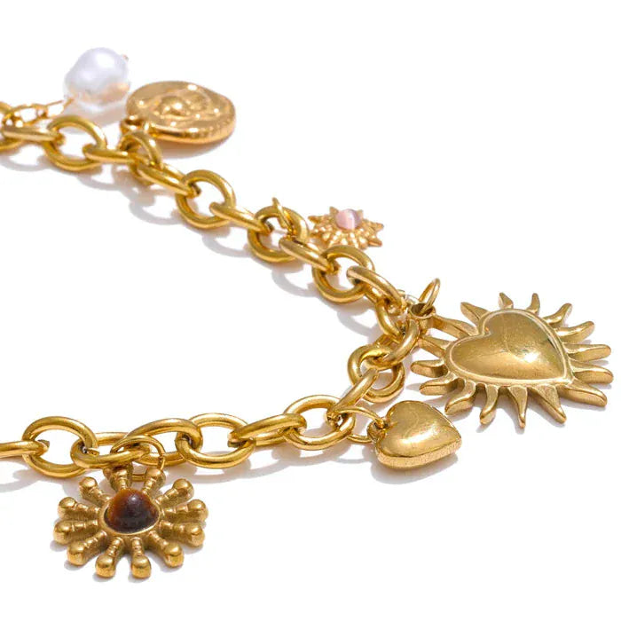 Collier Charms Soleil