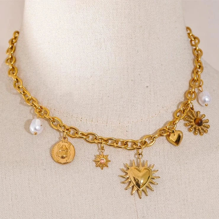 Collier Charms Soleil