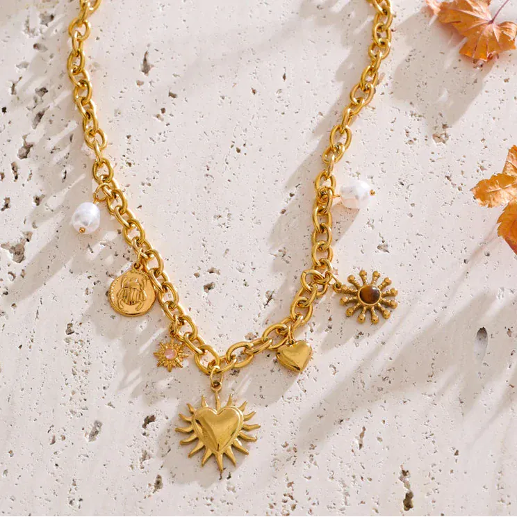 Collier Charms Soleil