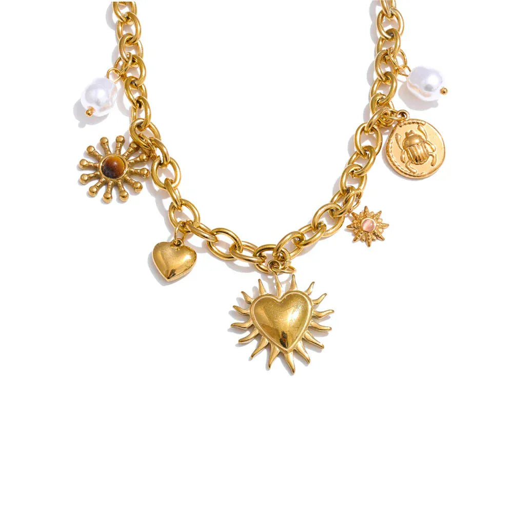 Collier Charms Soleil