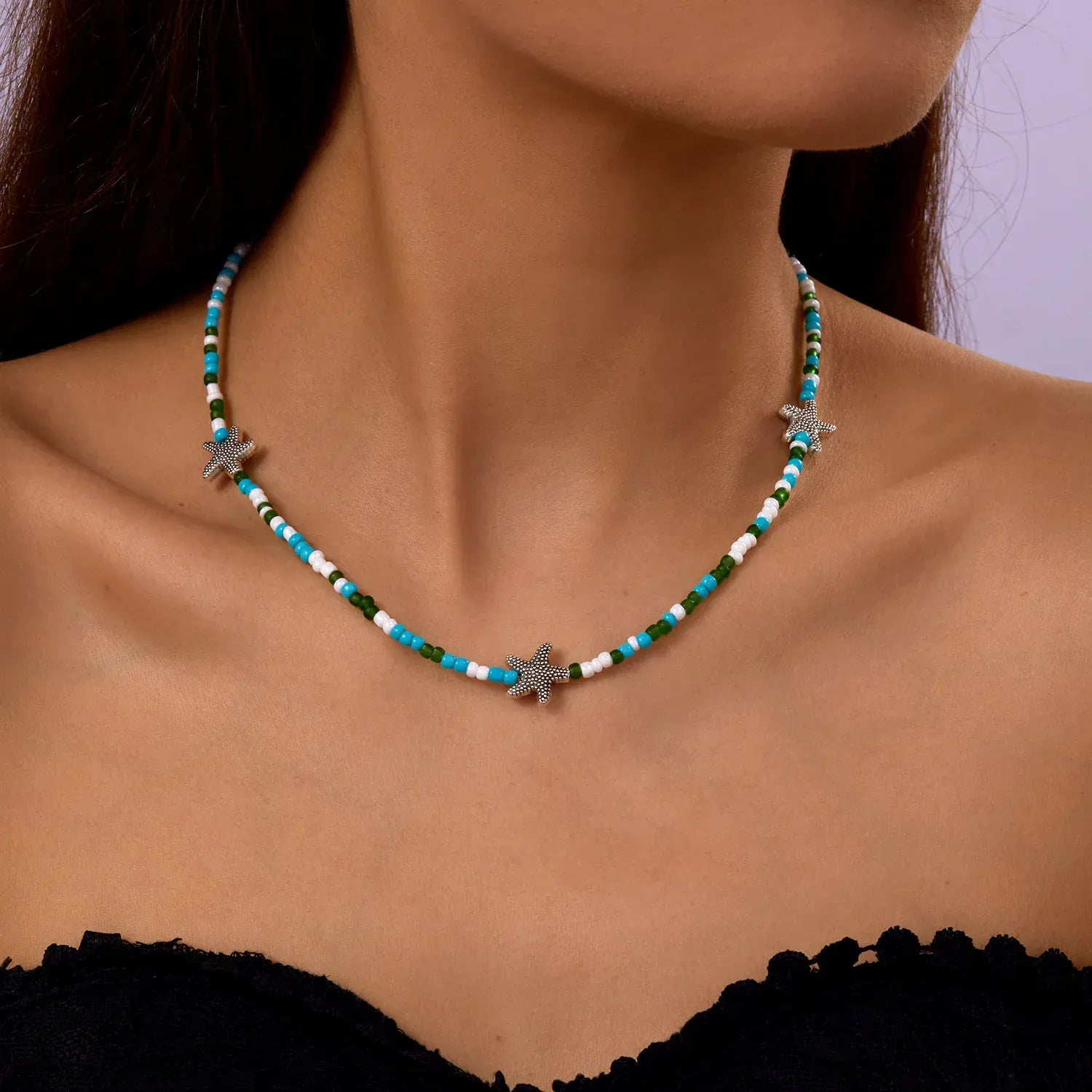 Collier Coquillage Ras de Cou