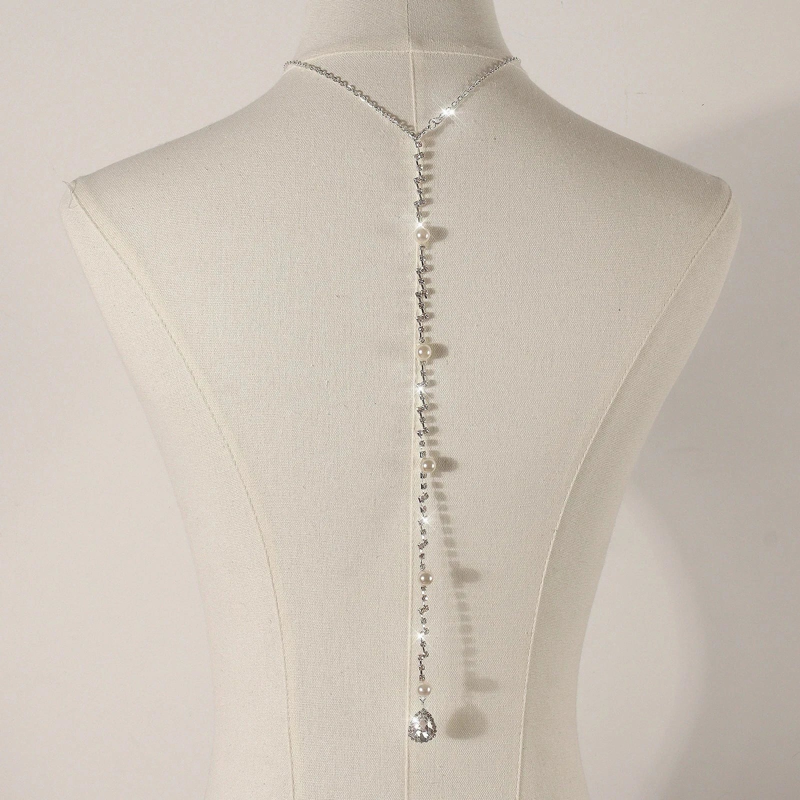 Collier de Dos Argent Mariage