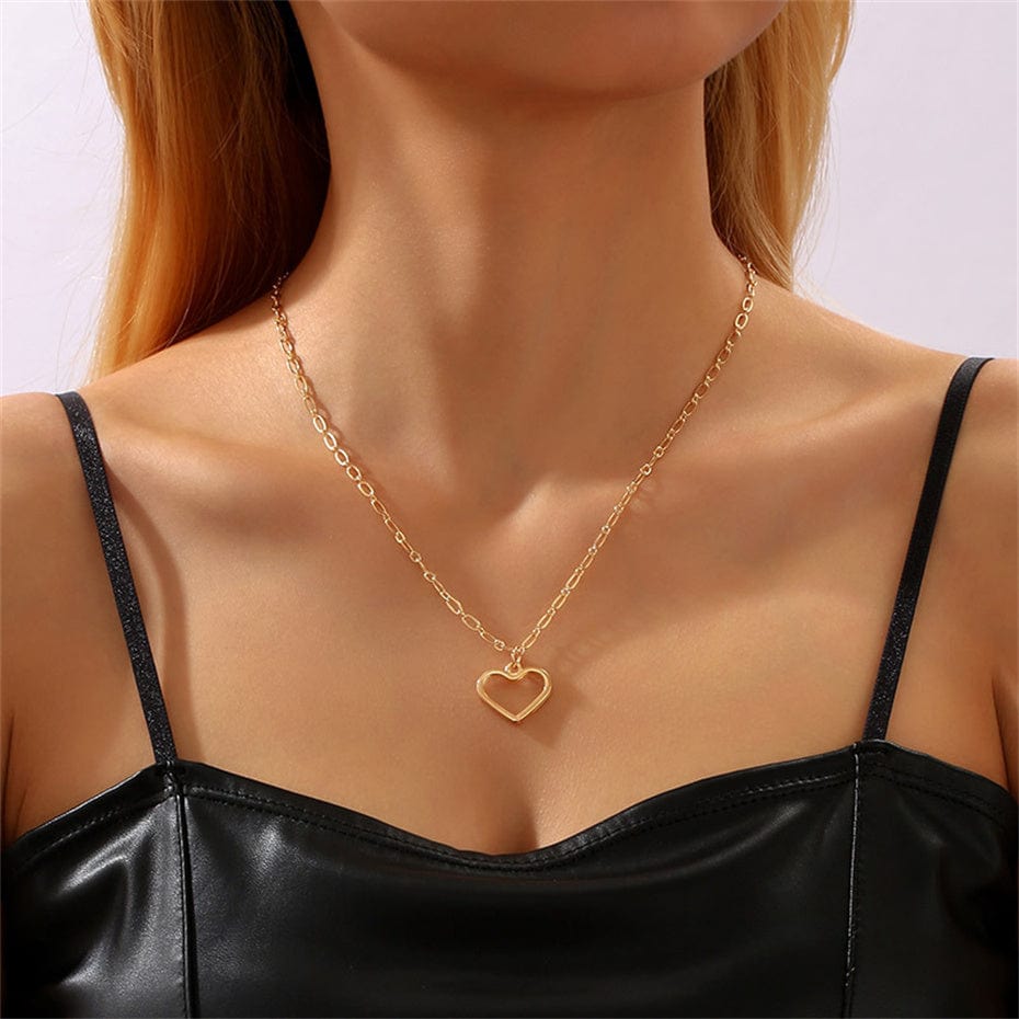 Collier de dos coeur