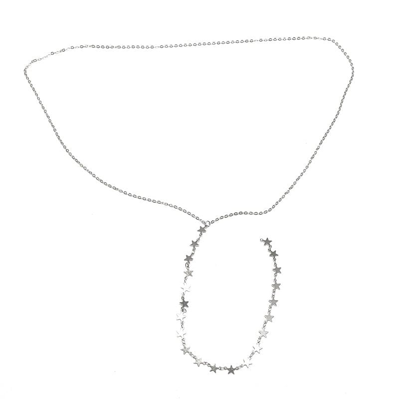 Collier de dos étoiles