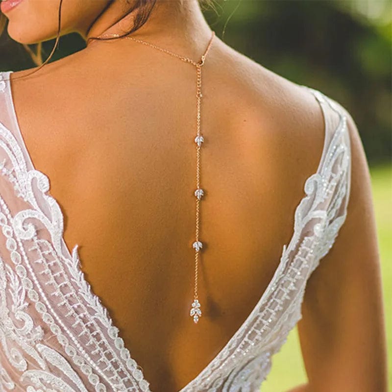 Wedding Dress Back Necklace