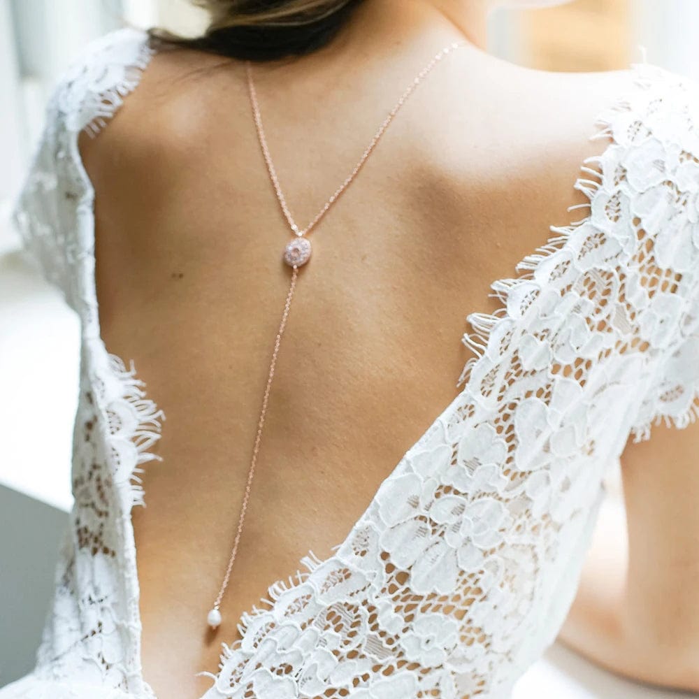 Collier de Dos Robe Mariage