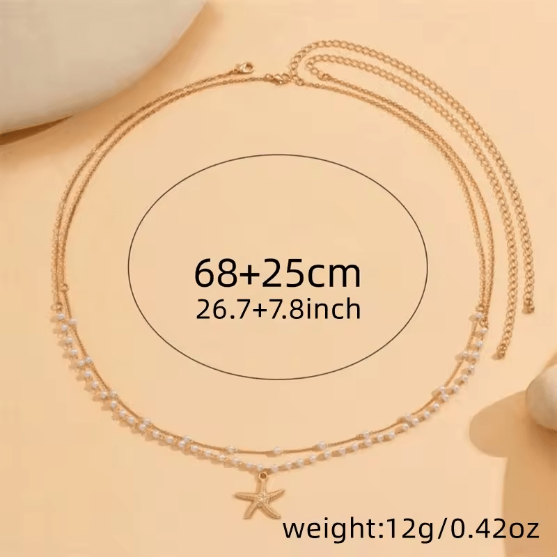 Collier de Ventre Etoile de Mer