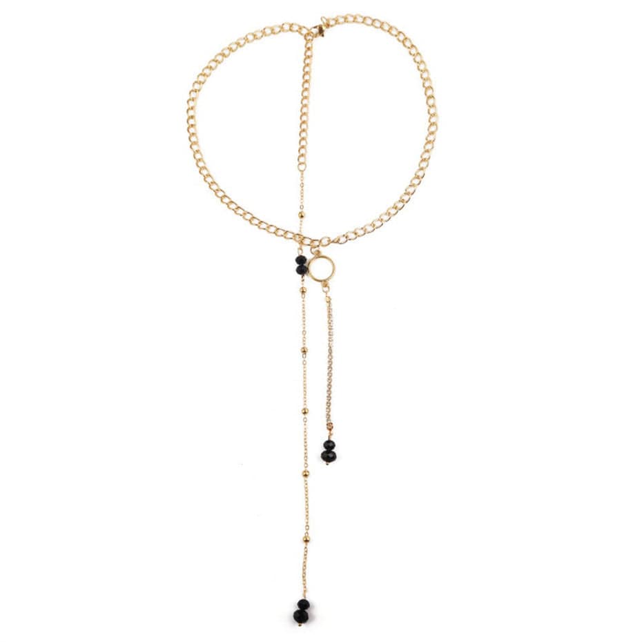 Collier dos mariée boheme