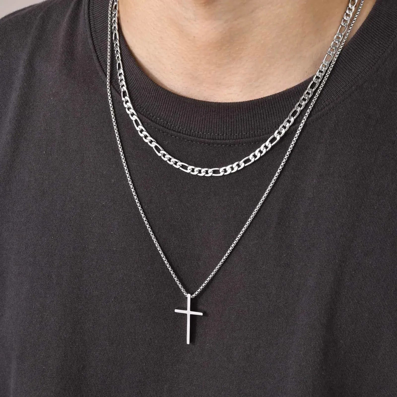 Collier en Croix pour Homme