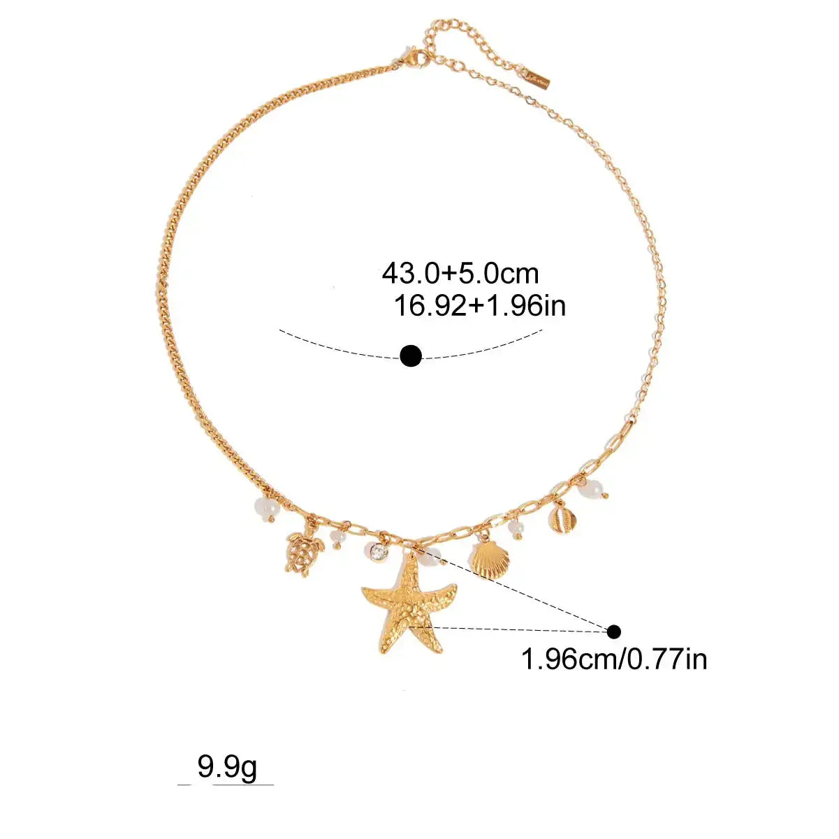 Collier Femme avec Charms