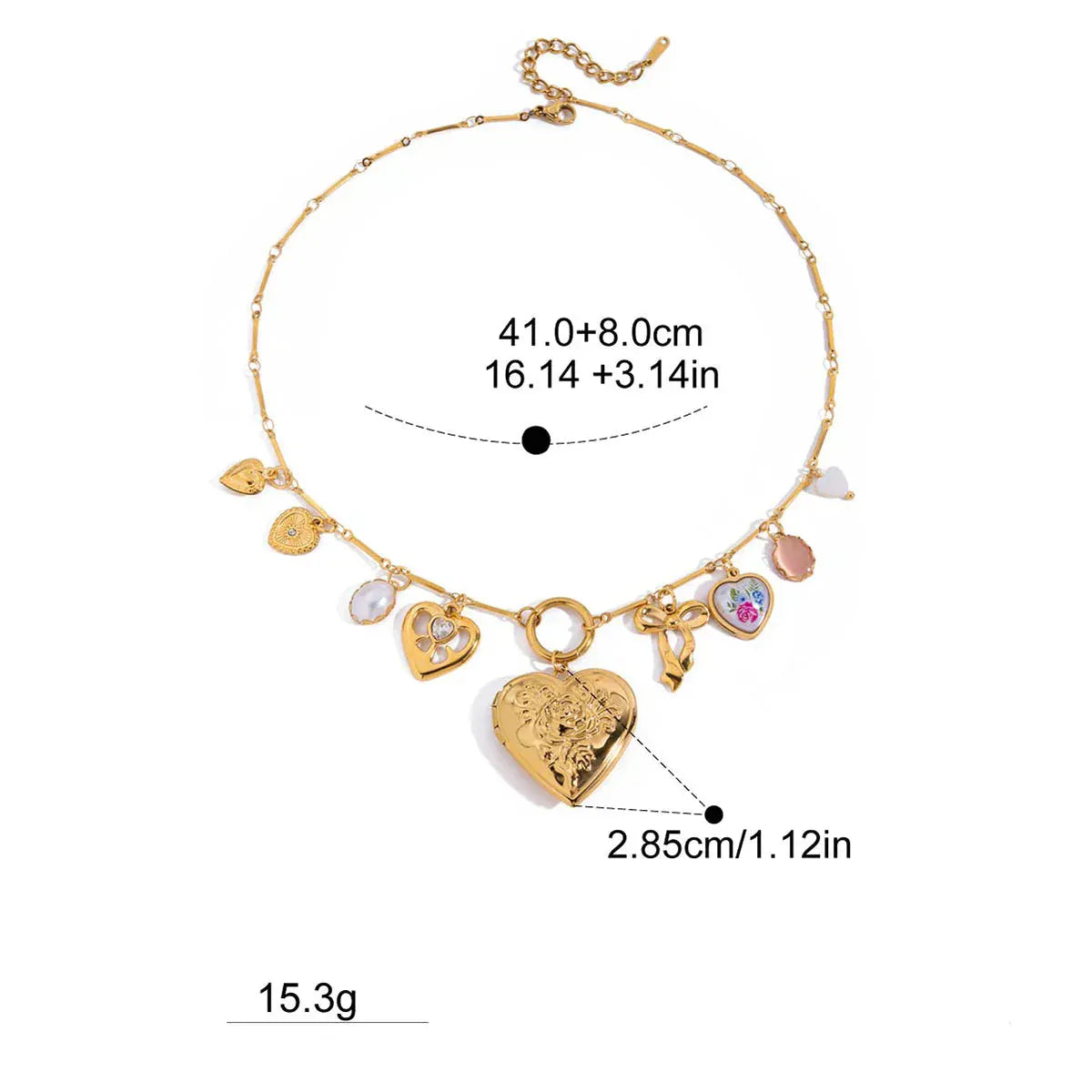 Collier Femme avec Charms