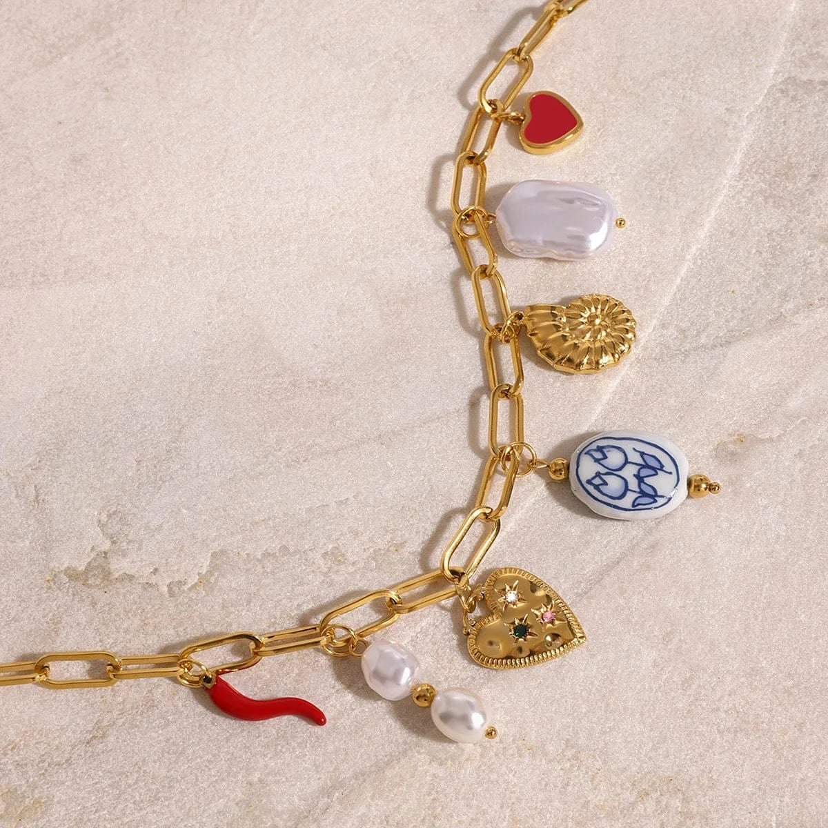 Collier Femme avec Charms